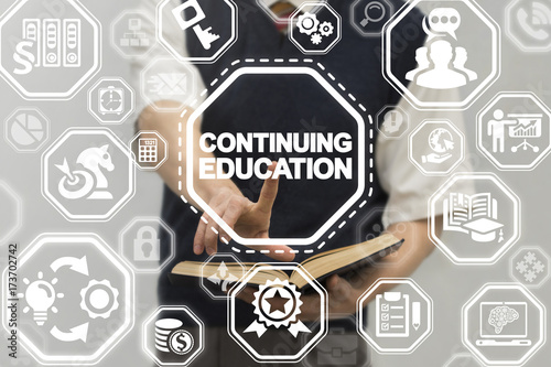 Quadro su tela Continuing Education Business School concept