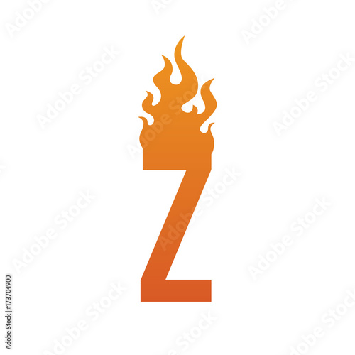fire burn initial letter alphabet