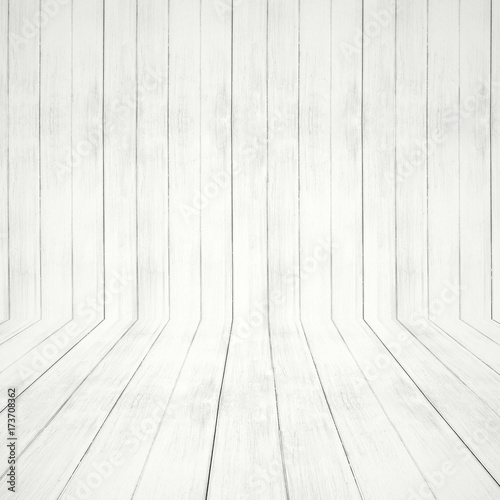 White wood texture wall background