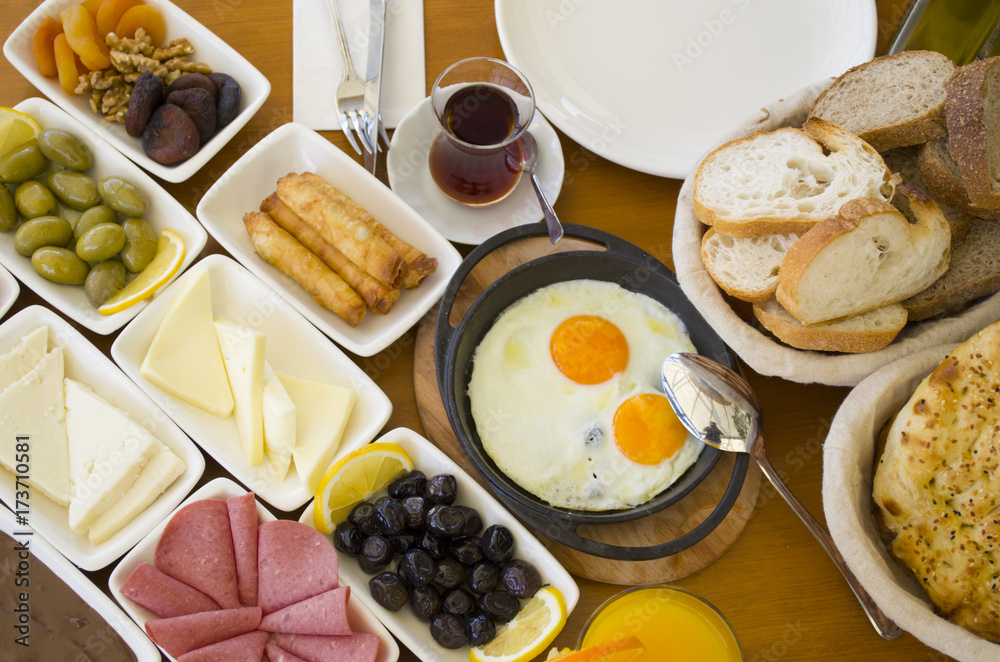 traditional turkish breakfast traditional turkish breakfast