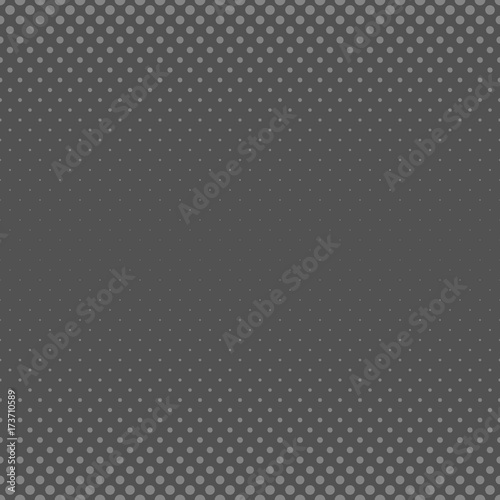 Grey abstract geometrical halftone circle pattern background - vector illustration from dots in varying sizes