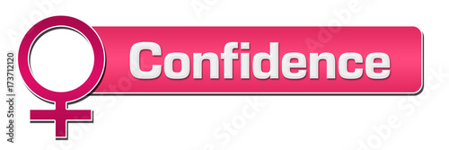 Confidence Female Symbol Pink Horizontal 