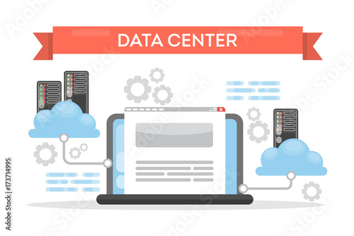 Data center cloud.