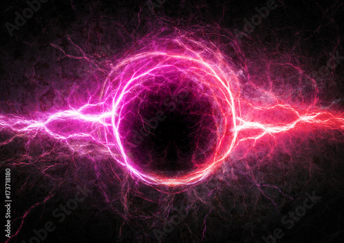 Purple lightning, plasma and electric power