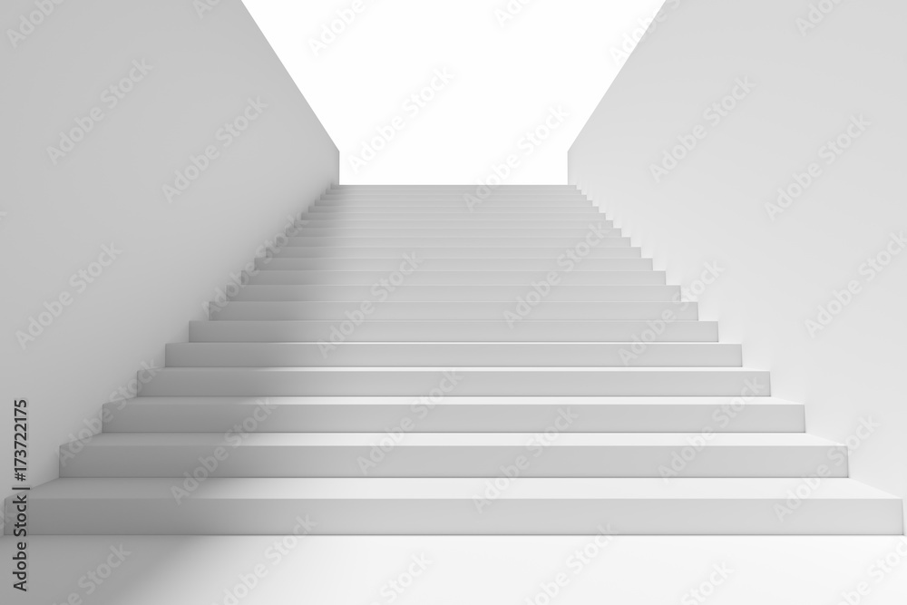 Long staircase in underground passage upward Long staircase in underground passage upward