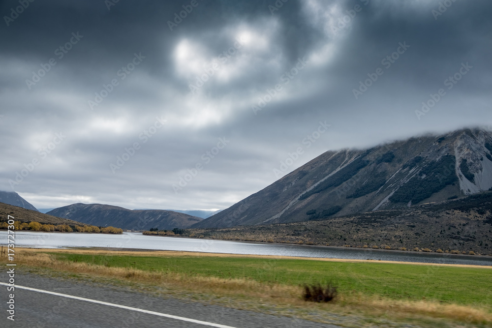 Storm on the mountain. Storm on the mountain.