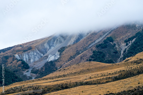 The fog on the mountain