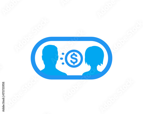 money transfer, payment icon