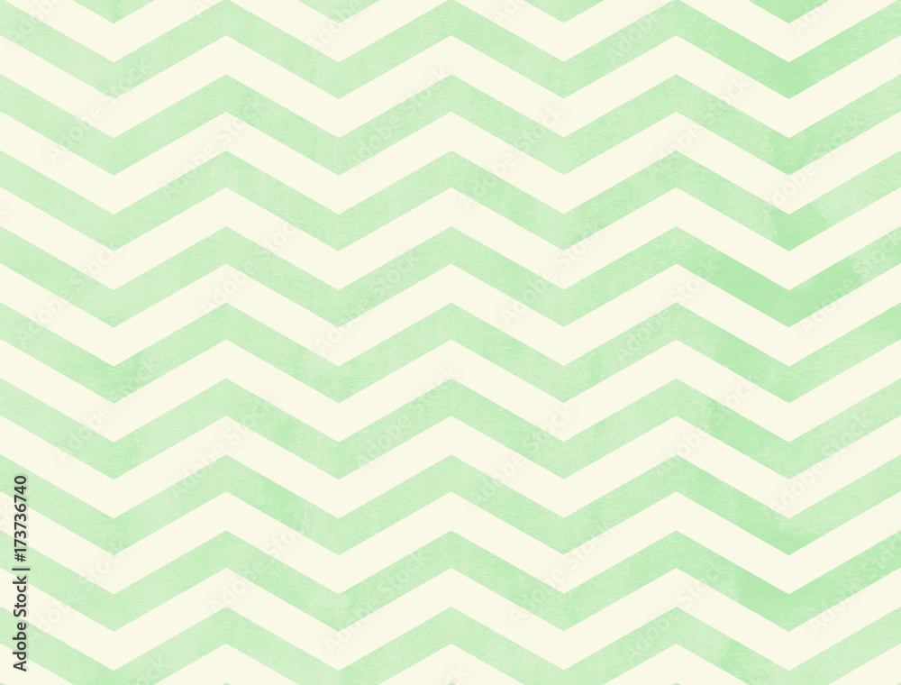 Horizontal green texture chevron pattern background