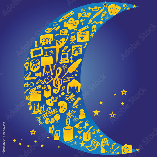 Mond, Kunst und Kulturnacht