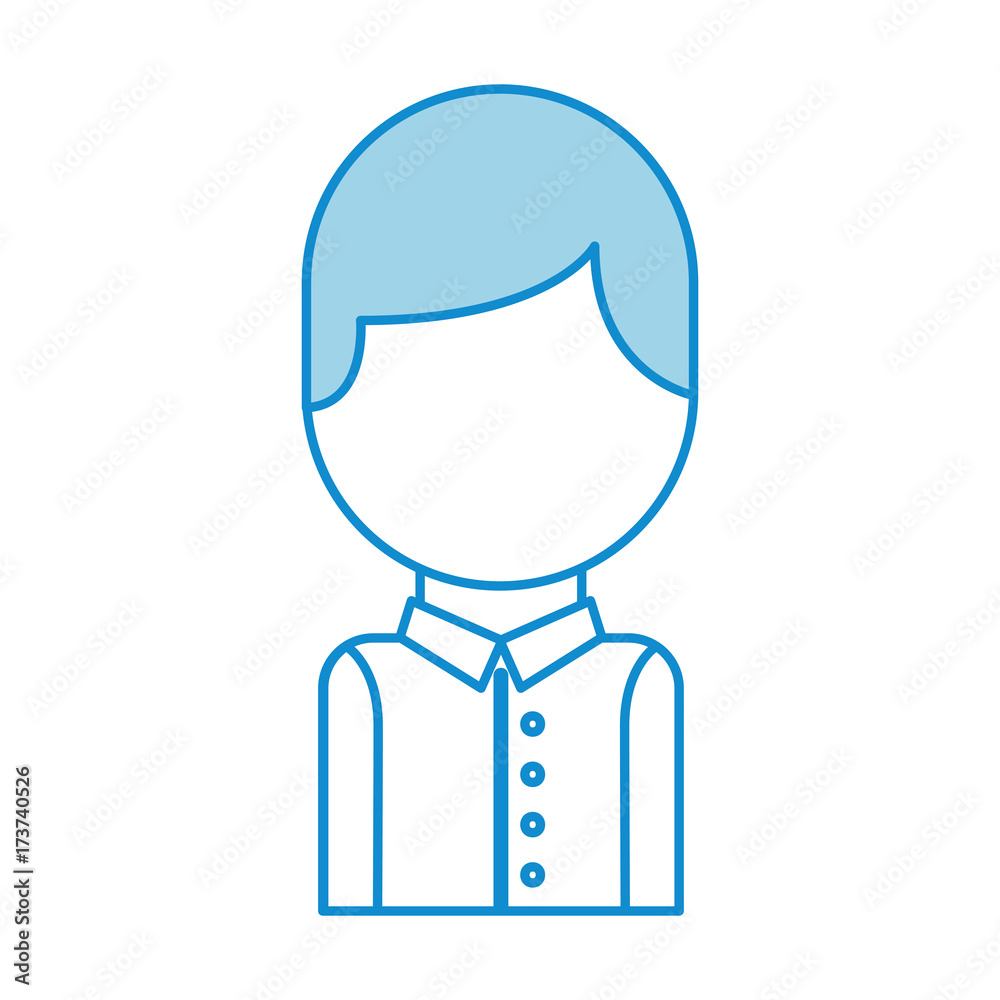 portrait man character worker call center portrait man character worker call center