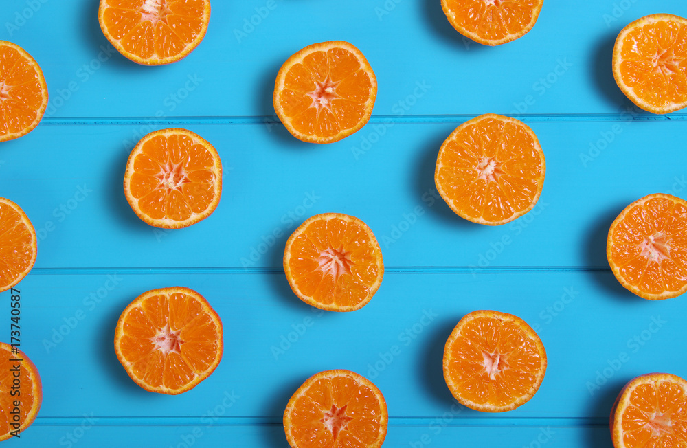 Oranges on wood Oranges on wood