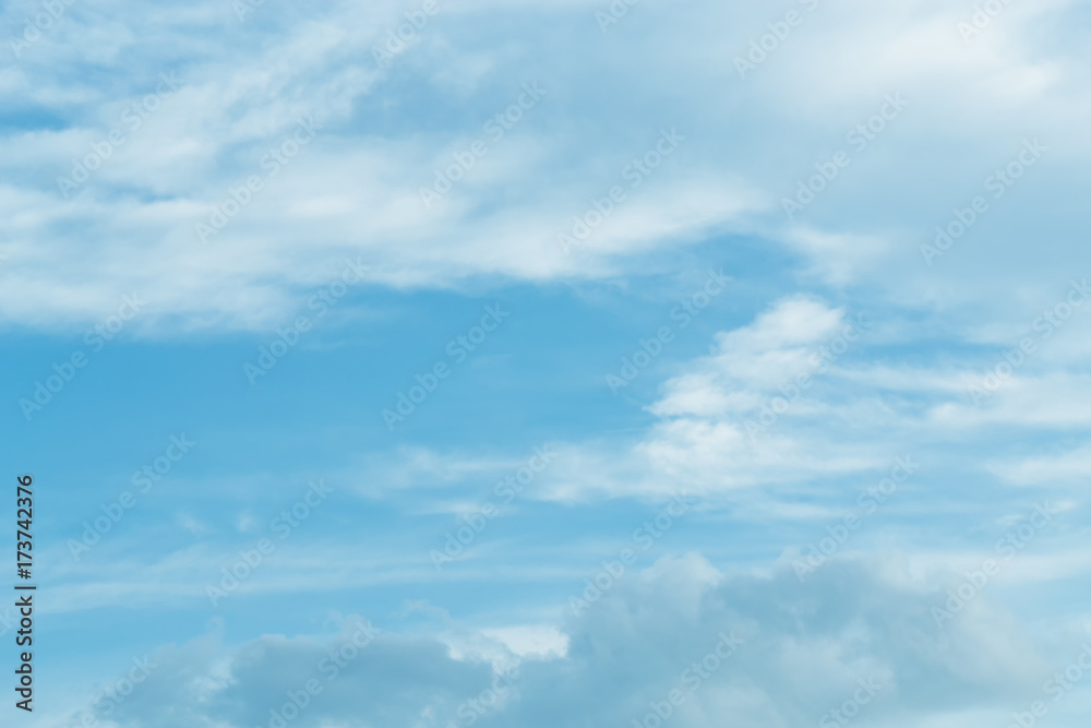 Blue sky and cloudy Blue sky and cloudy