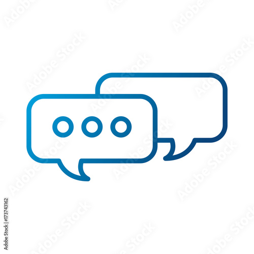 speech bubbles message chat talk concept