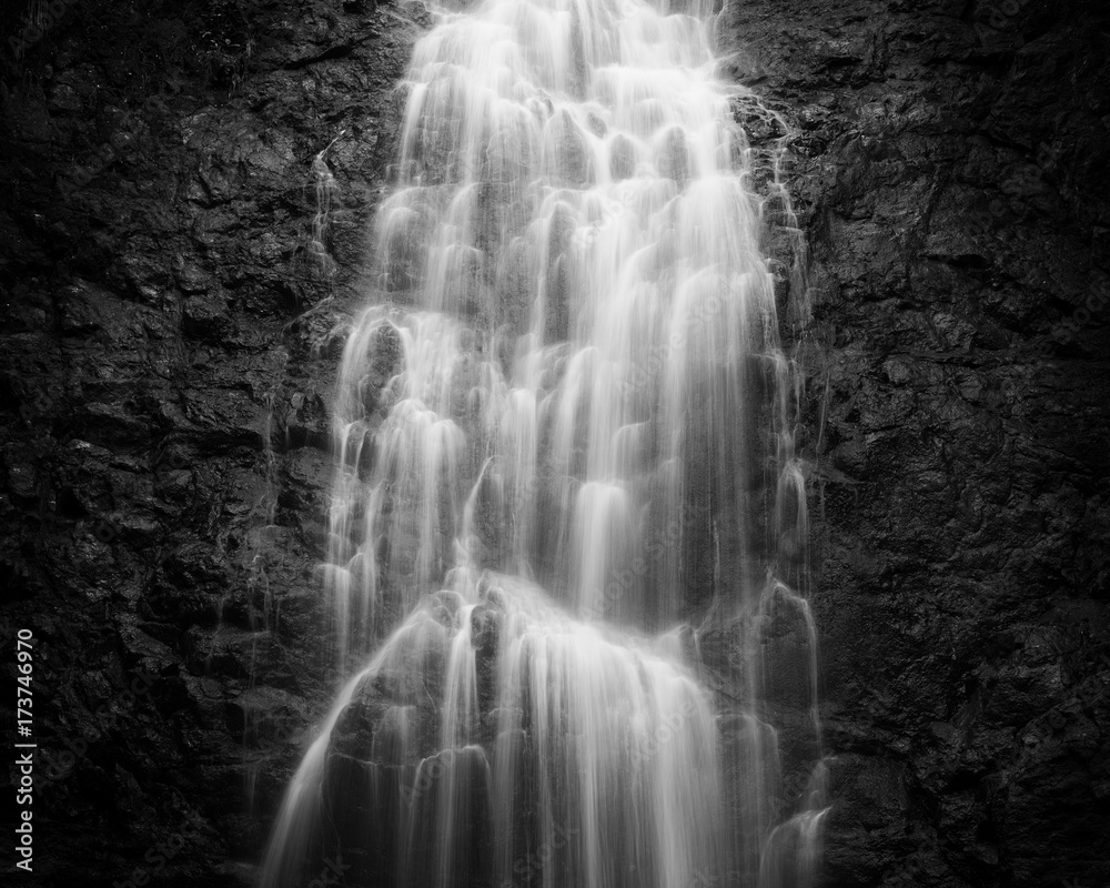 Fototapeta premium Montezuma waterfall details in nature of Costa Rica