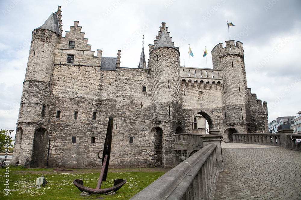 Belgian Castle with Anchor