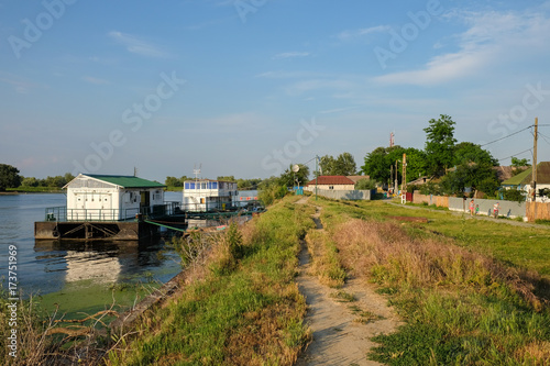 Mila 23, Romania, June 2017: Mila 23 fishermans village in Danube Delta