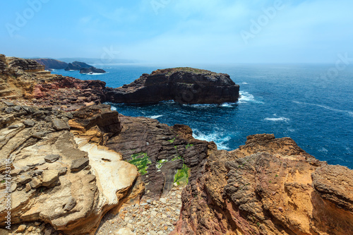 Summer Atlantic coast (Algarve, Portugal).