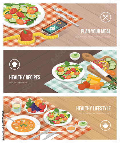 Healthy food and diet