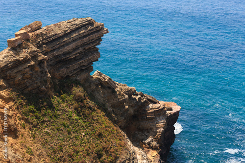 Summer Atlantic coast (Algarve, Portugal).