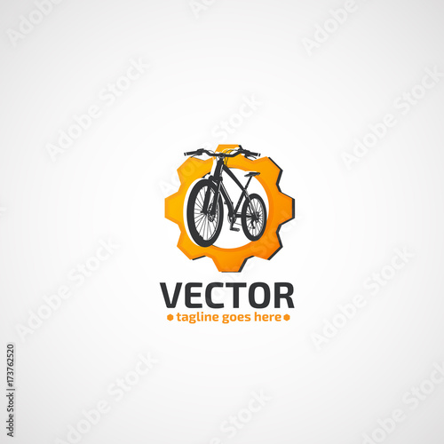 Mountain Bicycle service logo.