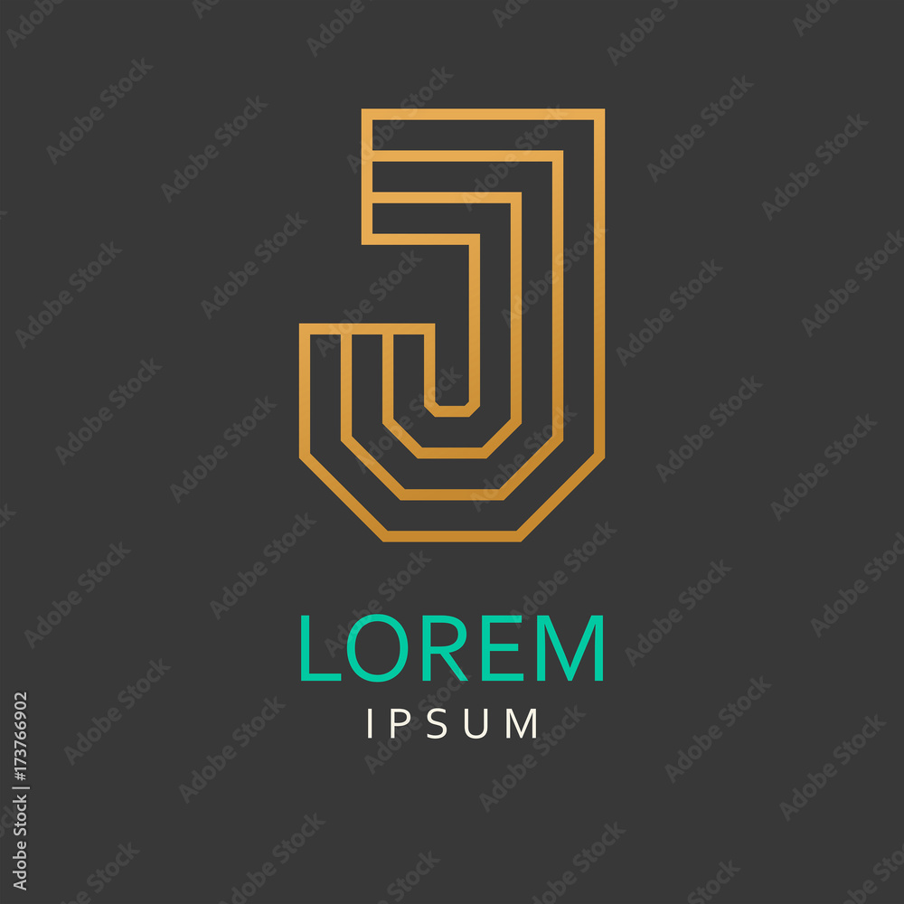 J Letter Logo. Vector Icon J Letter Logo. Vector Icon