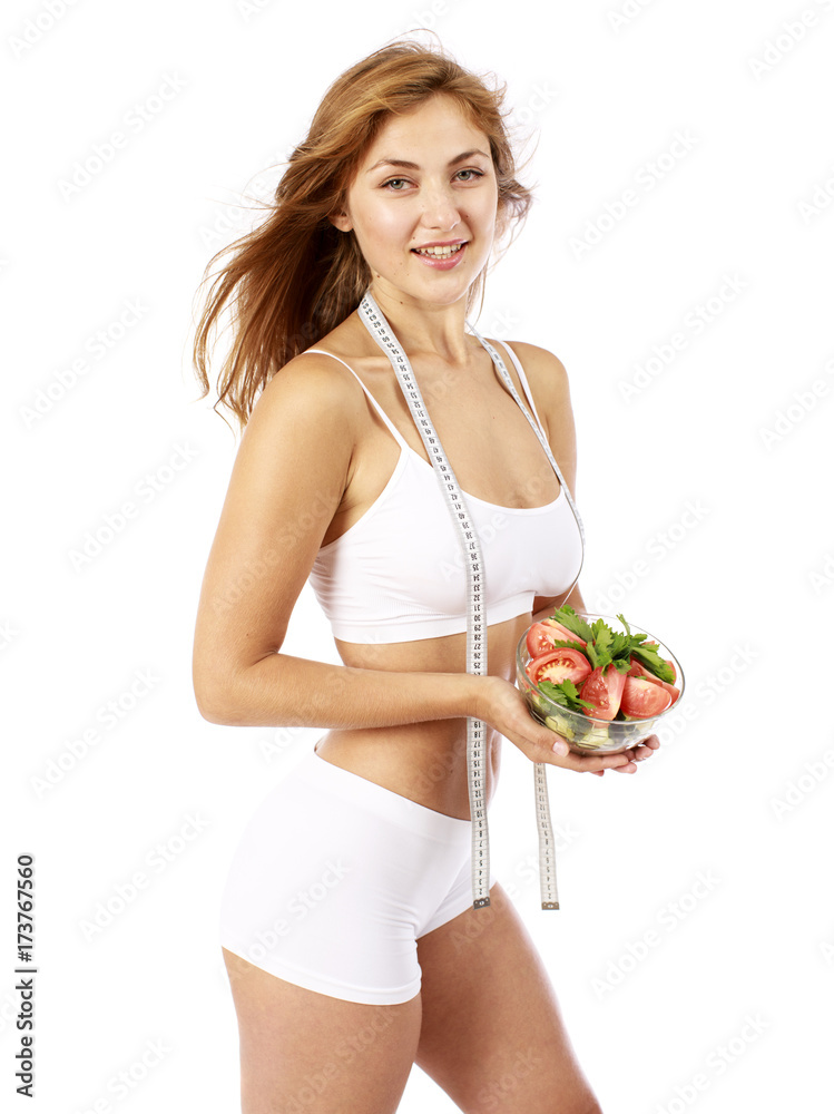 beautiful blonde woman in white fitness clothing beautiful blonde woman in white fitness clothing