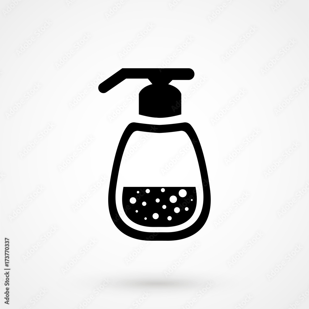 Liquid Soap Icon Liquid Soap Icon