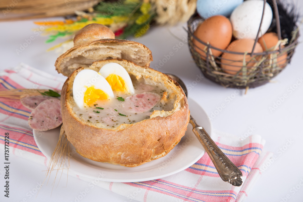 Typical Polish soup