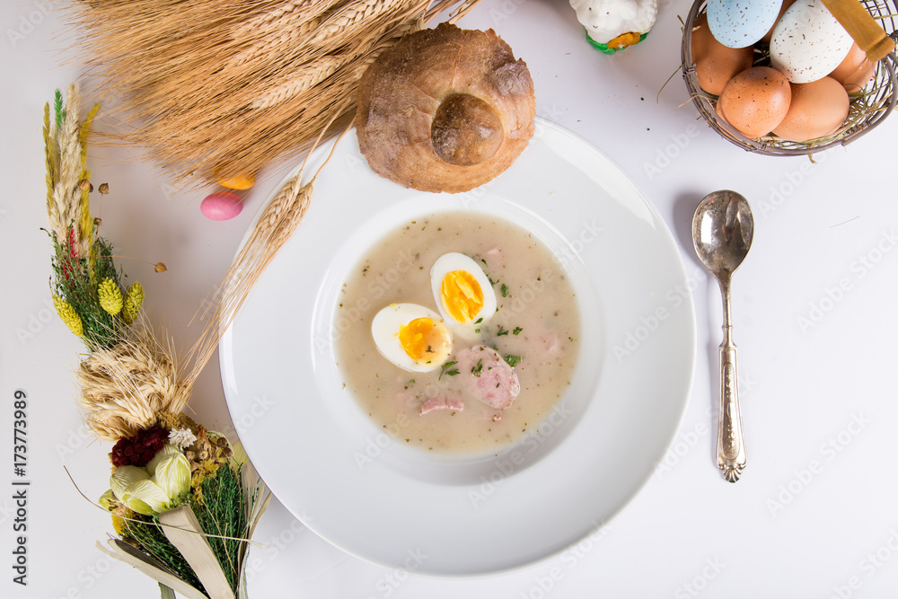 Typical Polish soup