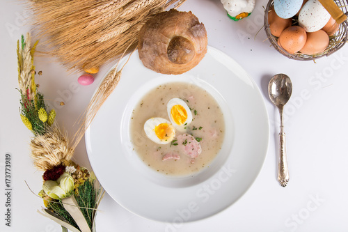 Obraz na płótnie Typical Polish soup
w salonie