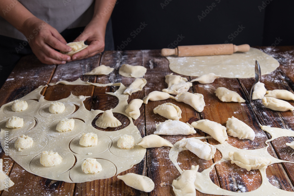 Making dumplings