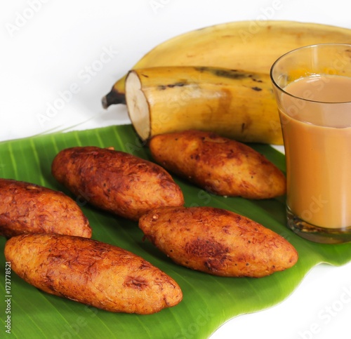 Unnakaya / Plantain fritters with coconut filling - Ramadan food of Kerala ,Malabar photo