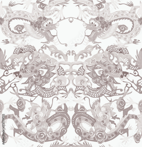 Dragon Lines No. 06 Sepia