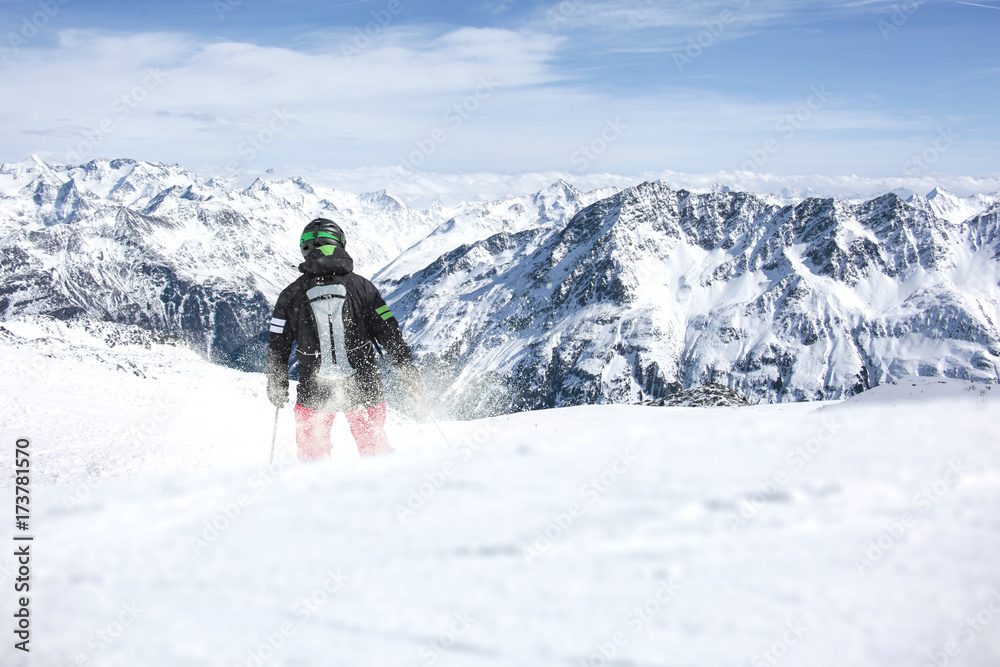 winter skier winter skier