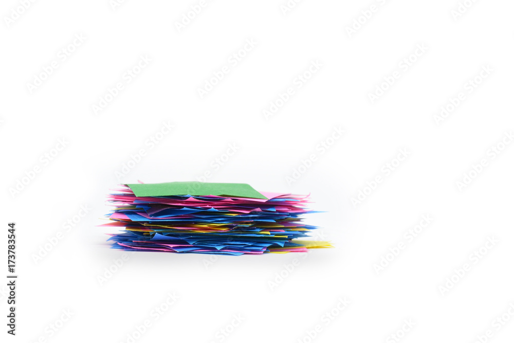 Colorful papers _ Colored leaflets