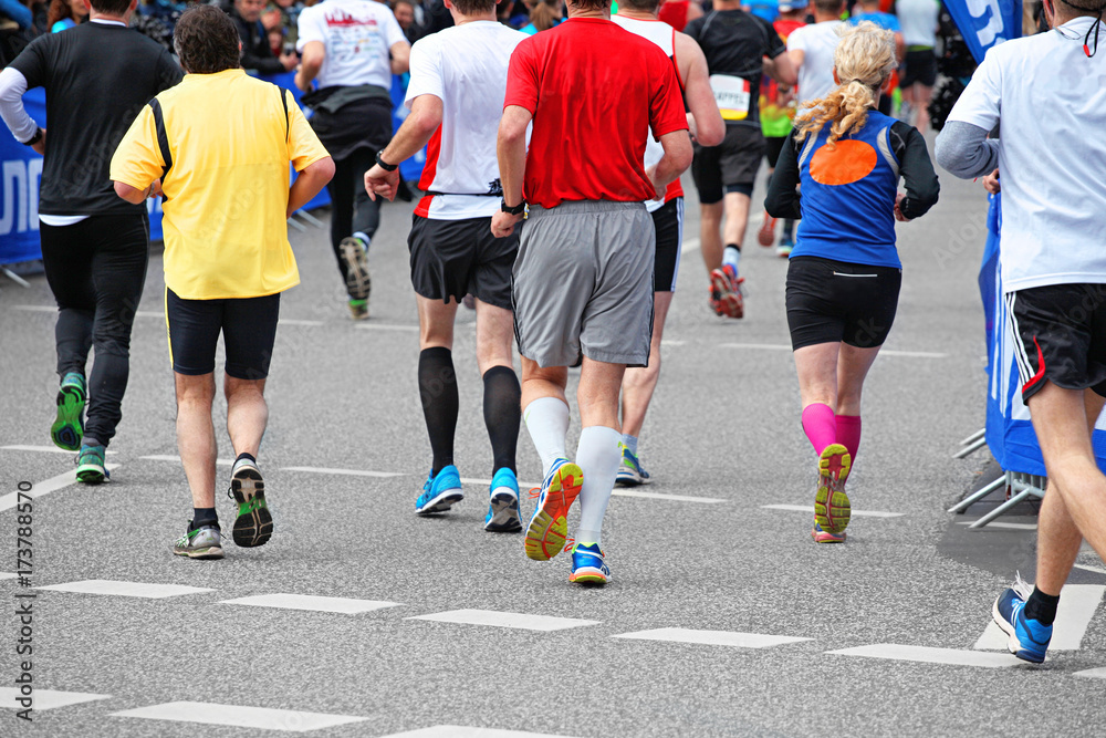 Marathon Läufer Marathon Läufer