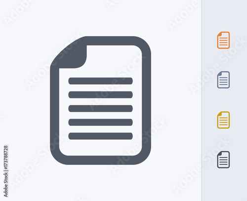 Simple Text Document - Carbon Icons. A professional, pixel-perfect icon designed on a 32 x 32 pixel grid and redesigned on a 16 x 16 pixel grid for very small sizes.