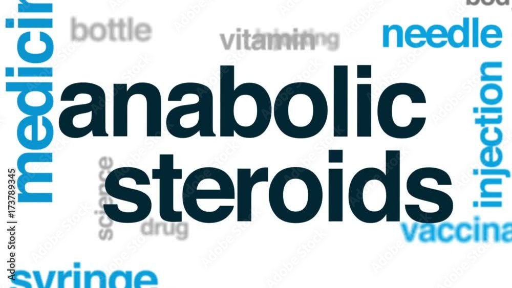 Anabolic steroids animated word cloud, text design animation. Anabolic steroids animated word cloud, text design animation.