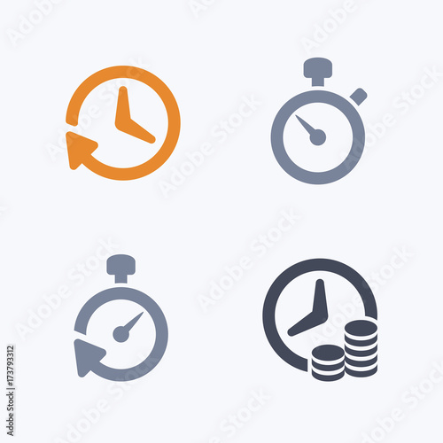 Timers - Carbon IconsA set of 4 professional, pixel-aligned icons designed on a 32x32 pixel grid.