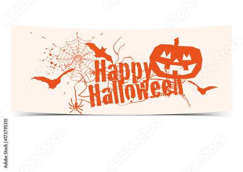 Happy Halloween - Banner Schild