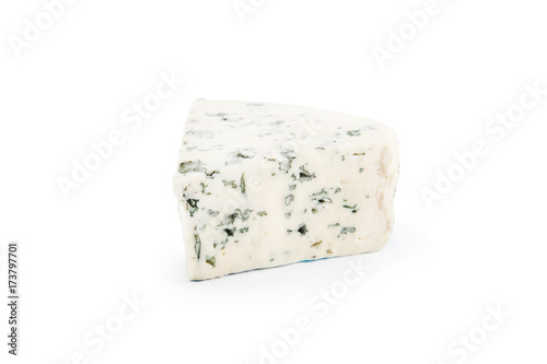 Blue cheese isolated