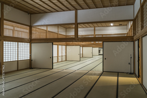 Traditional Japanese tatami room photo