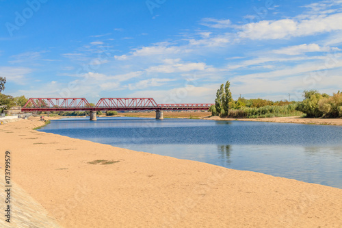 Wallpaper Mural Vista do Rio Sorraia em Coruche Portugal Torontodigital.ca
