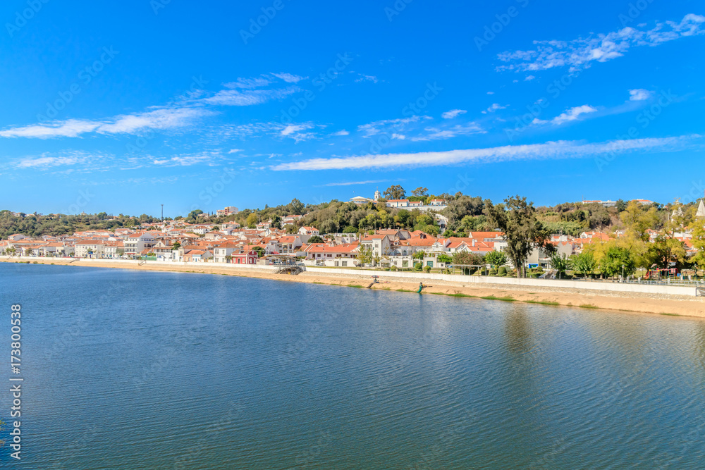 Vista da Vila de Coruche Portugal