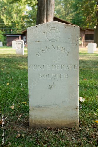 Civil War cemetery on Johnson's island