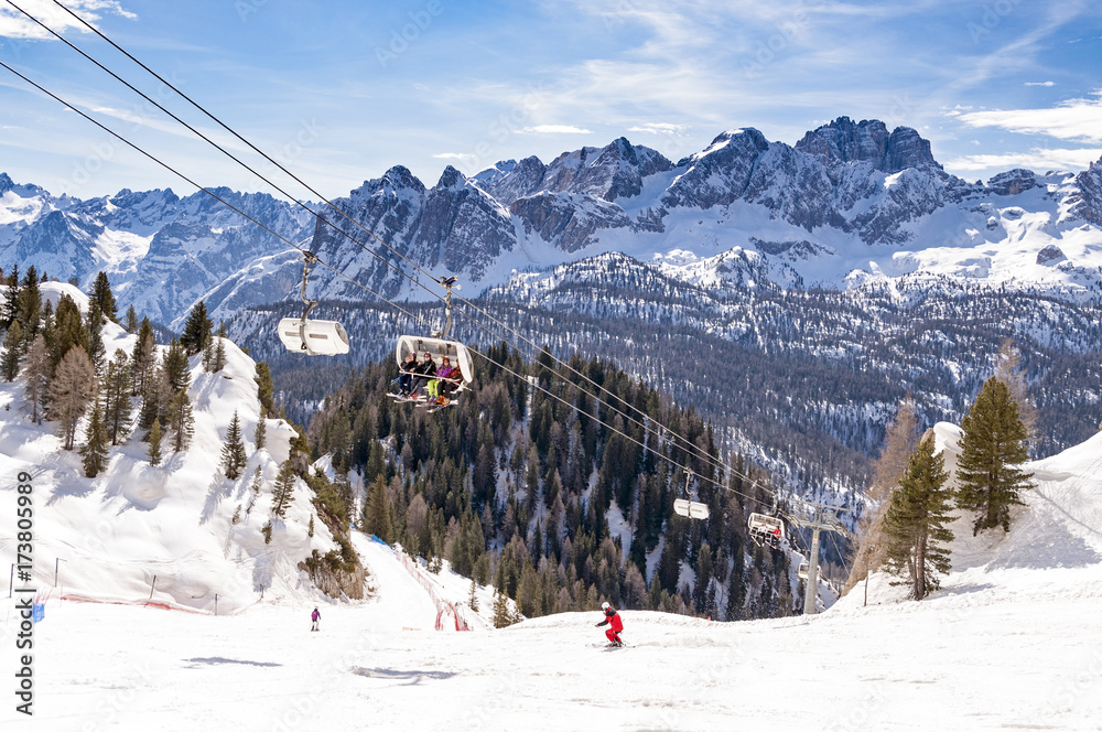 Dolomites at Cortina D'Ampezzo, Italy