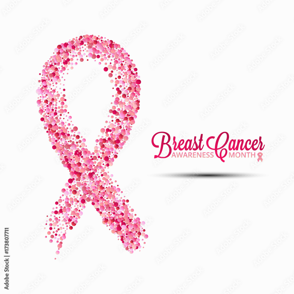 Breast Cancer Awareness Pink Ribbon Your Stock Vector (Royalty Free)  314978177