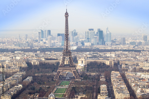 Eiffel Tower and Paris cityscape © robertdering