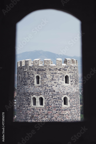 Window in the tower in Rabati Fortress photo